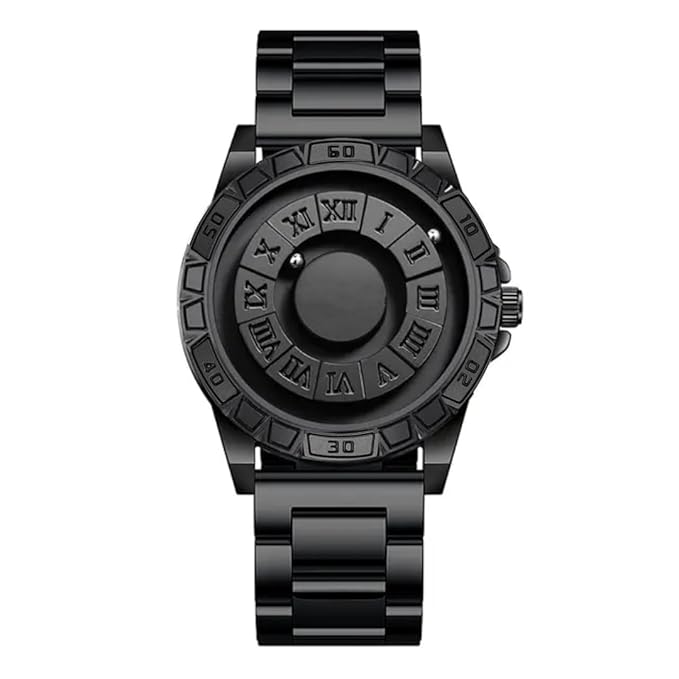 Magnetic Ball Watch | Unique Imported Watch | Gift for Men | Gift for Boyfriend | Stainless Steel, Waterproof Quartz