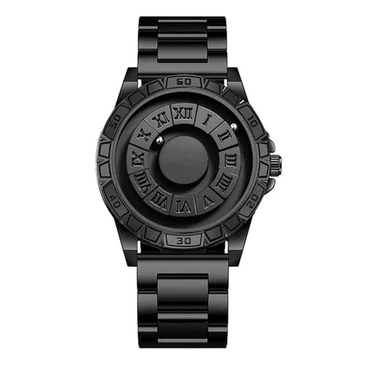 Magnetic Ball Watch | Unique Imported Watch | Gift for Men | Gift for Boyfriend | Stainless Steel, Waterproof Quartz